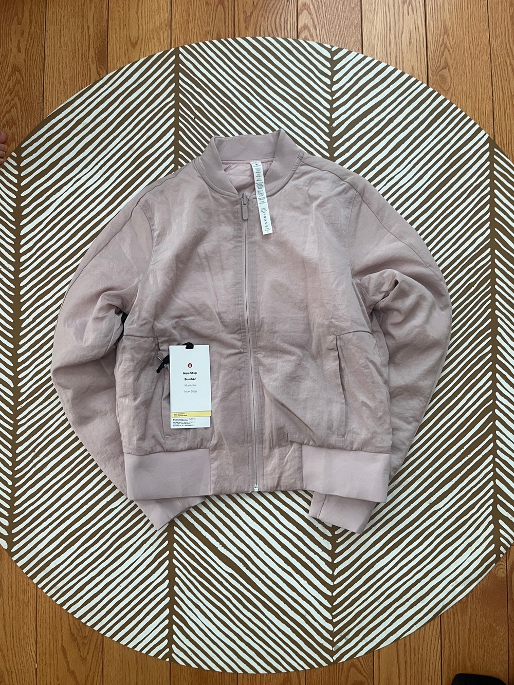 Lululemon Pink Non Stop Bomber Jacket NWT (6)